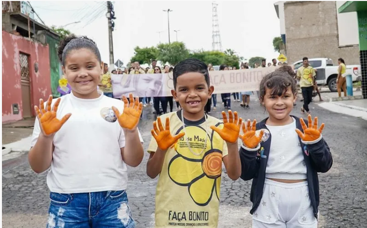 Traipu realiza caminhada contra o abuso e exploração sexual infantil